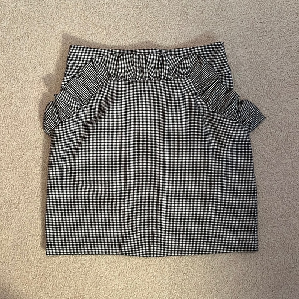H&M Houndstooth Print Skirt